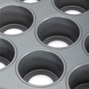 Baker's Secret Loose Base Dessert Pan 12 Cup
