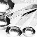 Baker's Secret 4pc Stainless Steel Measuring Spoons