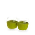 Bodum Pavina 2pc Glass Set w/ Silicone Band 350ml - Green