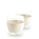 Bodum Pavina 2pc Glass Set w/ Silicone Band 350ml - Ivory