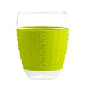 Bodum Pavina 2pc Glass Set w/ Silicone Band 450ml - Green