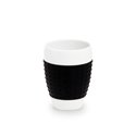 Bodum Pavina 2pc Mug Set w/ Silicone Band 400ml - Black