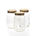 Bormioli Rocco Quattro Stagioni 3pc Set Storage Jars 1L