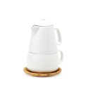 Ecology Natural Hot Chocolate For One with Bamboo Saucer