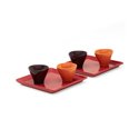 Emile Henry Cafe Gourmand Coffee & Dessert Set 6pc