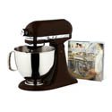 KitchenAid Artisan Mixer KSM150 Espresso with Bonus Cookbook