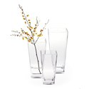 Krosno Conical Cube Vase 30cm