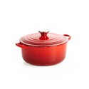 Le Creuset Round French Oven with Stainless Steel Knob 20cm - 2.4L Cherry Red