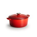 Le Creuset Round French Oven 24cm - 4.2L Cherry Red