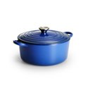 Le Creuset Round French Oven 24cm - 4.3L Cobalt Blue