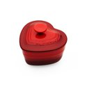 Le Creuset Heart Ramekin with Lid Cherry Red