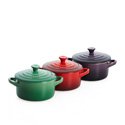 Le Creuset Mini Cocotte 9cm Set of 3 Farm Fresh