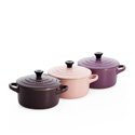 Le Creuset Mini Cocotte 9cm Set of 3 Glamour