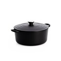 Le Creuset Round French Oven 24cm - 4.3L Satin Black