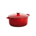 Le Creuset Round French Oven 24cm - 4.3L Cherry Red