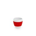 Pavina 2pc Mug Set w/ Silicone Band 80ml - Red