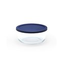 Pyrex Round Glass Storage 1.65L Blue