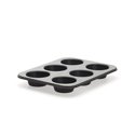 Salt & Pepper Heavy Bake Muffin Pan Large 6 Hole 35x27cm