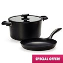 Scanpan IQ 2pc Chefs Starter Set with Frypan & Casserole