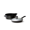 Scanpan Induction Plus 2pc Set w/ 26cm Frypan & Stewpot with Lid 4L