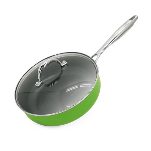 Aubecq Evergreen Classic Saute Pan with Lid 24cm On Sale Now!