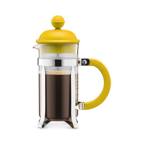 Bodum Caffettiera Coffee Maker 3 Cup Yellow Fast Shipping