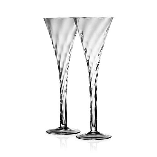 Krosno Silhouette Hollow Stem Champagne Flute Set of 2