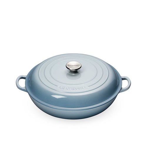 Le Creuset Buffet Casserole 30cm 3.2L Coastal Blue On Sale Now!