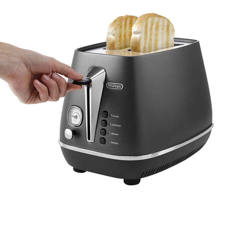 Delonghi Distinta 2 Slice Toaster Black Fast Shipping
