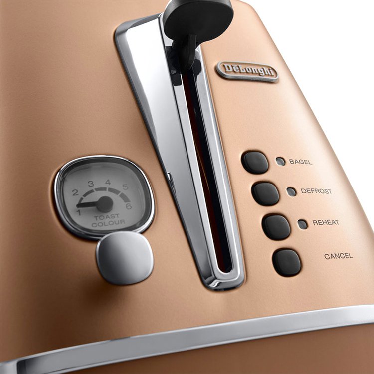 Delonghi Distinta 2 Slice Toaster Copper Fast Shipping
