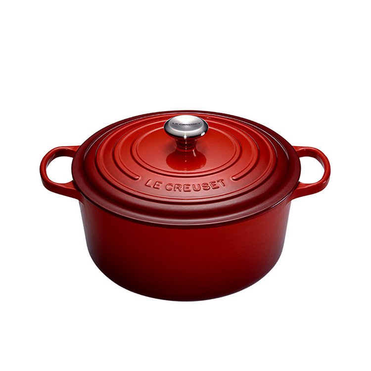 Le Creuset Signature Round French Oven 24cm Cerise Fast Shipping