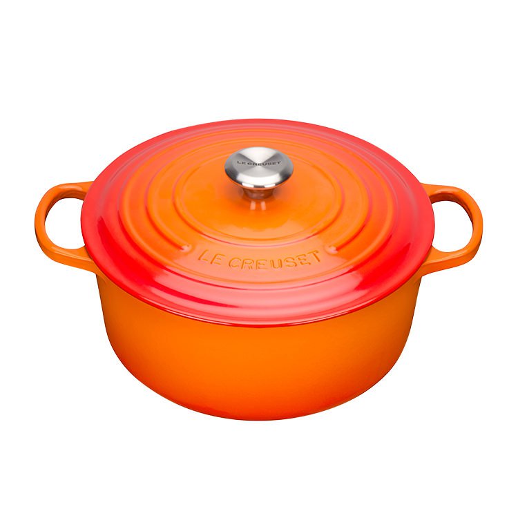 Le Creuset Signature Round French Oven 28cm Volcanic Fast Shipping