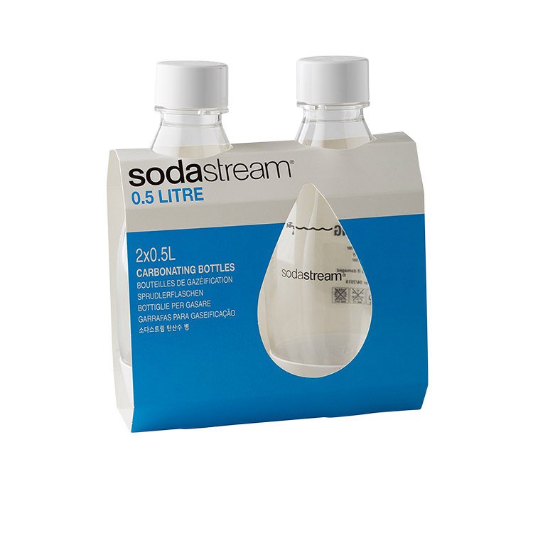 SodaStream Fuse 500ml Bottles Twin Pack White Fast Shipping