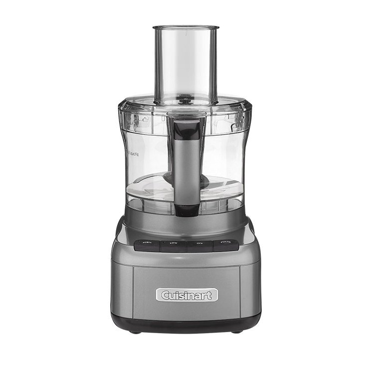Cuisinart Food Processor 8 Cup Gun Metal Grey Fast Shipping