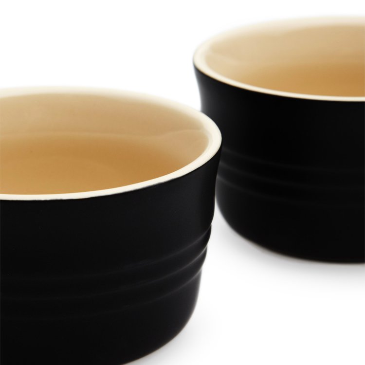 Le Creuset Ramekins Set of 2 Satin Black On Sale Now!
