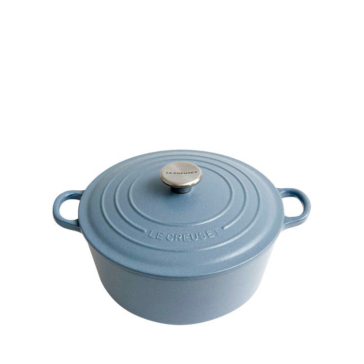 Le Creuset Round French Oven 24cm 4.2L Mineral Blue Fast Shipping