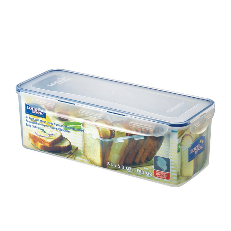 Lock & Lock Classic Rectangular Tall Container with Divider 5L Fast