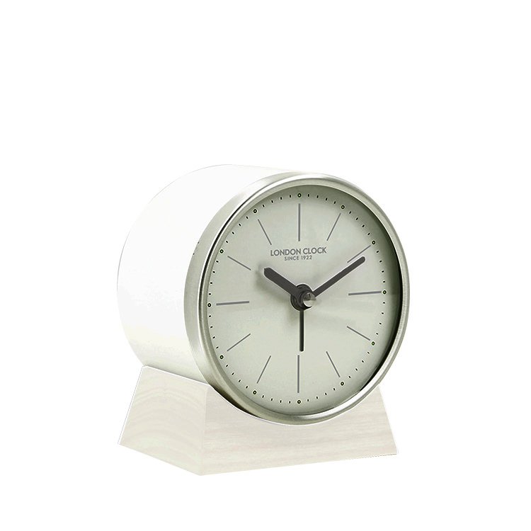 London Clock Company Skarp Silent Sweep Alarm Clock Fast Shipping