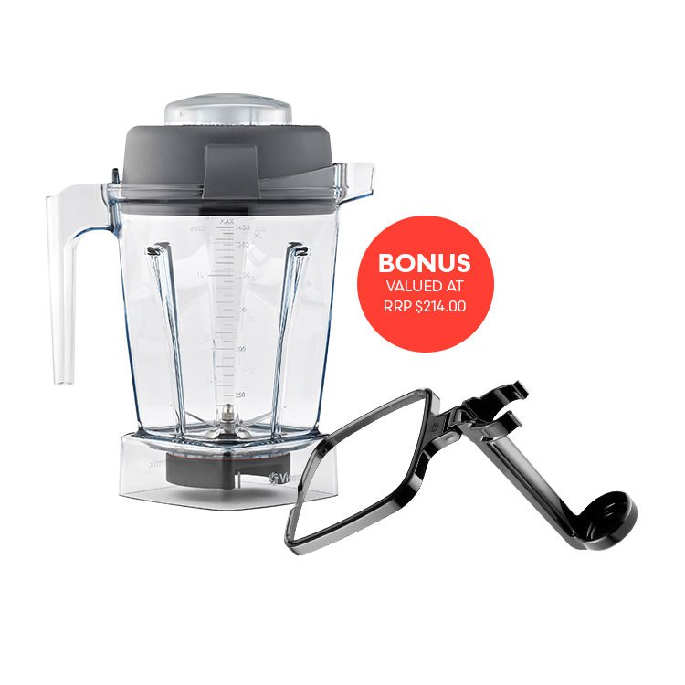 Vitamix Professional Series 500 Stainless Brushed w/ Wet Jug & Tamper Holder Fast Shipping