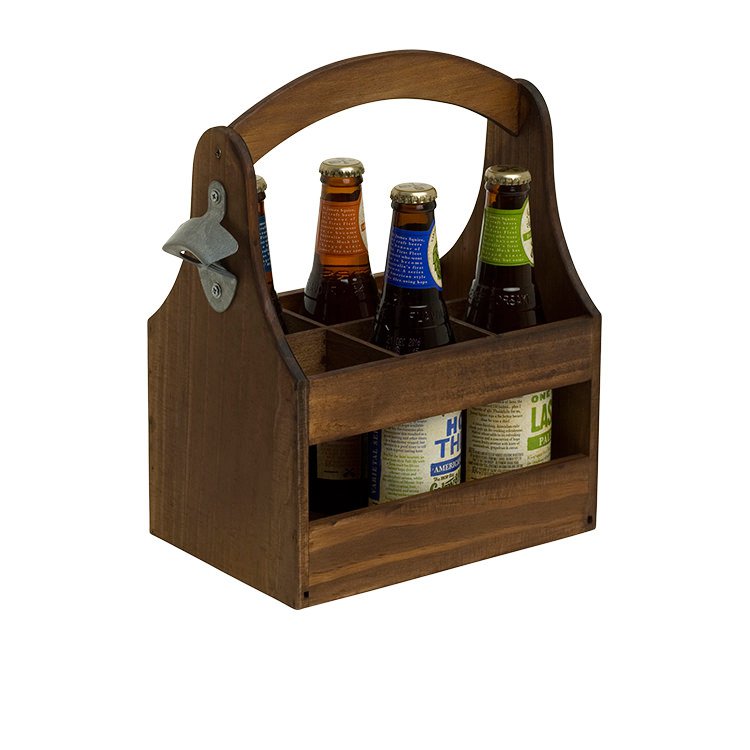 Winex Wooden Beer Caddy Fast Shipping