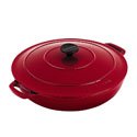 Chasseur Round Casserole w/ Lid 30cm - 2.5L Federation Red