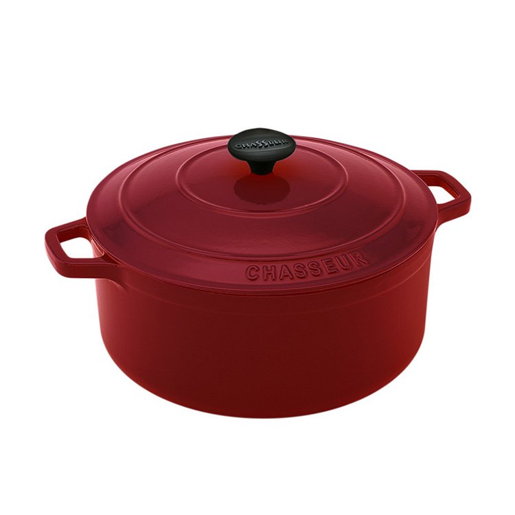 Chasseur Round French Oven 26cm 5 2l Federation Red Now Save