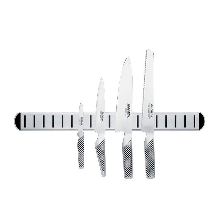 Global 4pc Chef's Knife Set w/ Knife Rack On Sale Now!