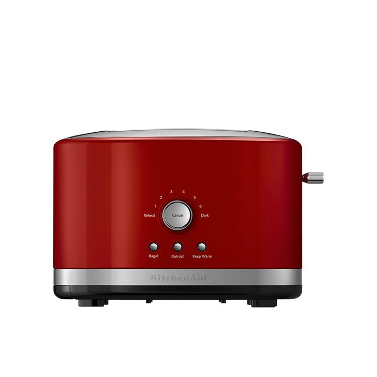 red kitchen aid toaster