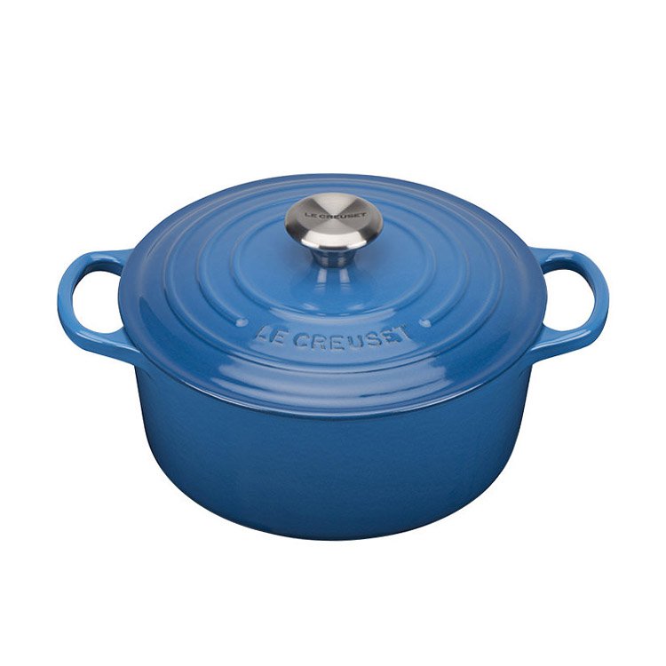 Le Creuset Round Casserole 26cm 5.3L Blue Kitchen Warehouse™