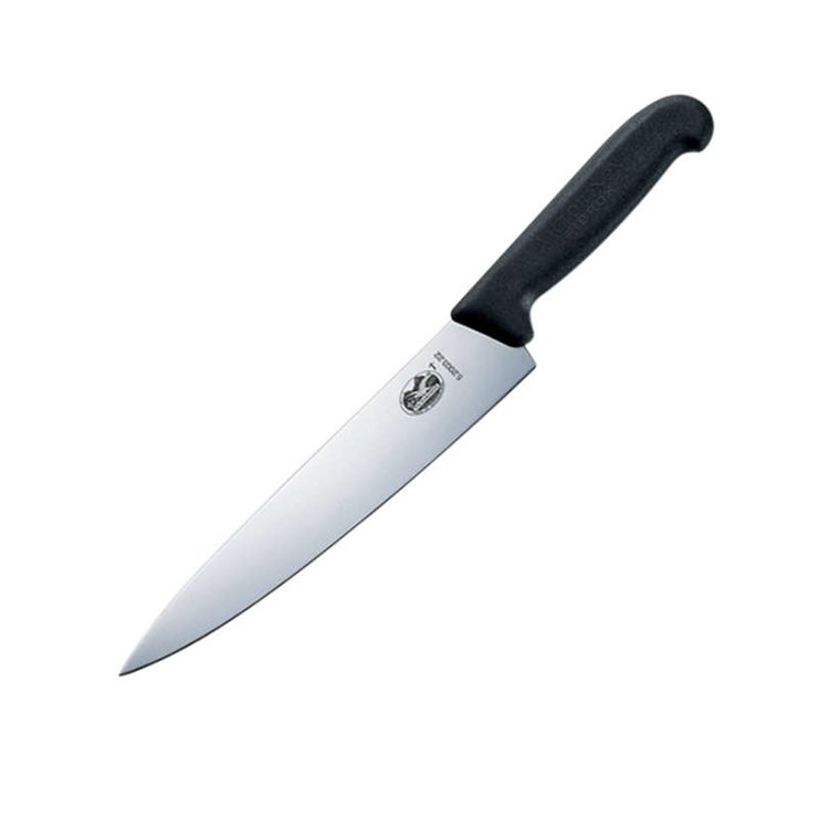 Victorinox Cook's Broad Blade Carving Knife 31cm Black Fast Shipping