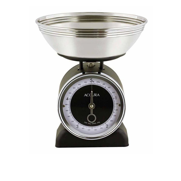 Accura Neptune Mechanical Kitchen Scale Matte Black On Sale Now!