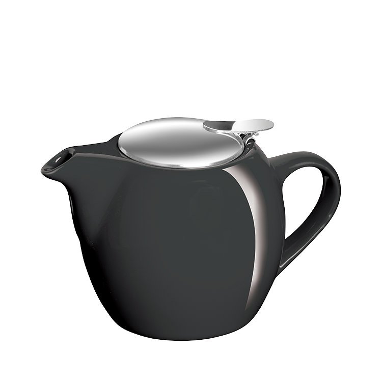 Avanti Camelia Ceramic Teapot 500ml Pitch Black Fast Shipping