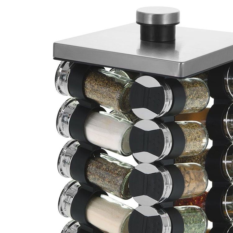 Avanti Rotating Spice Rack 20 Jar Set Kitchen Warehouse™