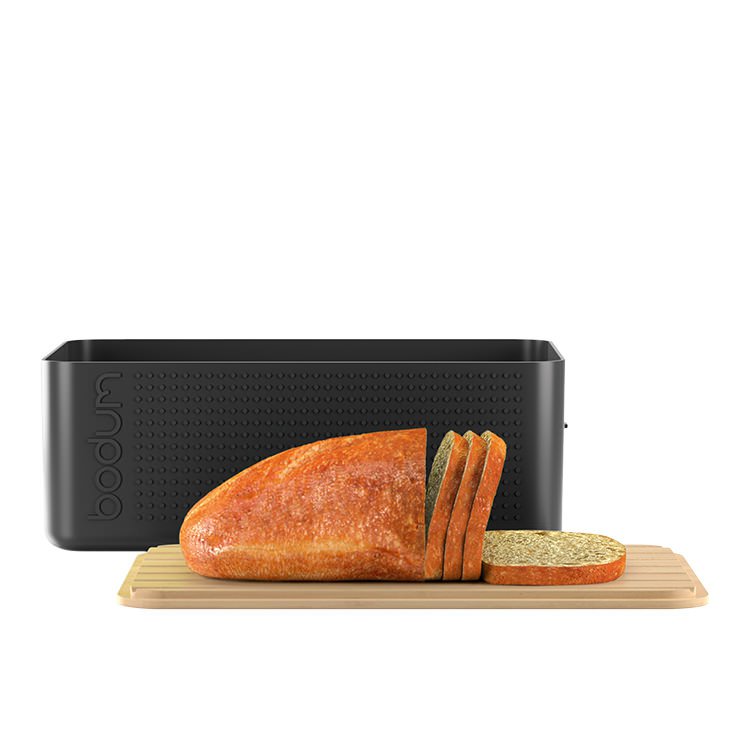 Bodum Bistro Bread Box Black Fast Shipping